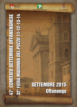 Libretto 01 - 16 - Comitato Settembre Offanenghese