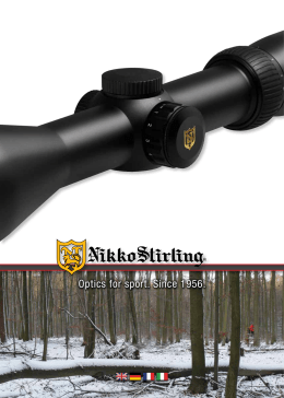 Optics for sport. Since 1956.