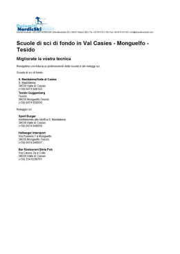 Val Casies - un paradiso per lo sci di fondo in