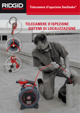 telecamere d`ispezione sistemi di localizzazione