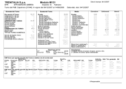 TRENITALIA S.p.a. Modulo M131
