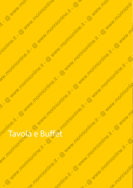 Tavola e Buffet