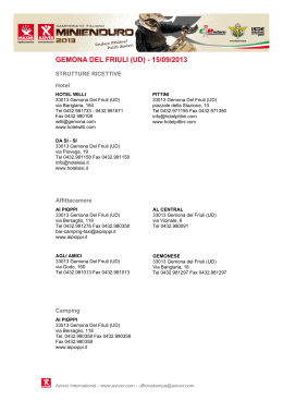 GEMONA DEL FRIULI (UD) - 15/09/2013