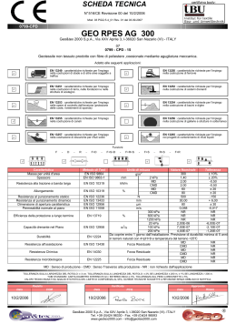 GEO RPES AG 300 - Geo&Tex 2000 SpA