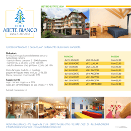 Hotel Abete Bianco - Via Paganella, 21/A - 38010 Andalo (TN)