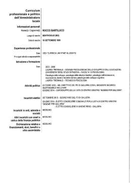 Curriculum - Unione Reno Galliera