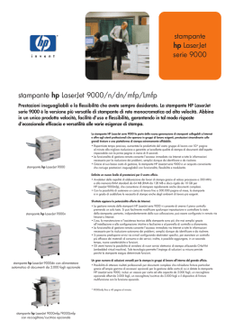 stampante hp LaserJet serie 9000 stampante hp LaserJet 9000/n/dn