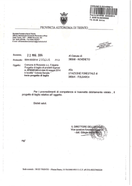 Allegato D progetto taglio lotto 1
