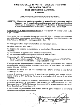 ministero delle infrastrutture e dei trasporti