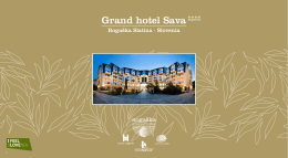Catalogo GRAND HOTEL SAVA superior – ROGASKA