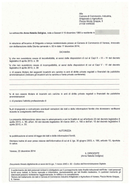 21100 VARESE ` - CCIAA di Varese
