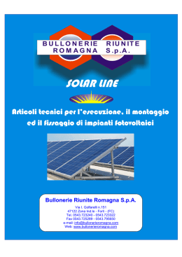 Scarica il catalogo Solar Line in formato PDF