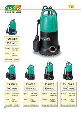 TSN 300 S 300 watt TS 400 S TS 300 S TS 1000 S TS