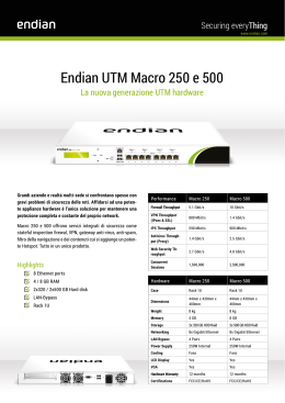 Endian UTM Macro 250 e 500