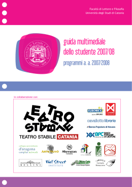 scienze dei beni culturali - Lettere e Filosofia