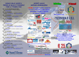 SCONTI SULLO SKIPASS GIORNALIERO
