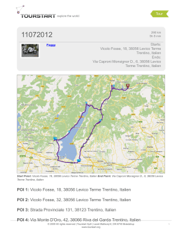 POI 1: Vicolo Fosse, 18, 38056 Levico Terme Trentino