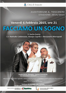 Locandina Facciamo un sogno