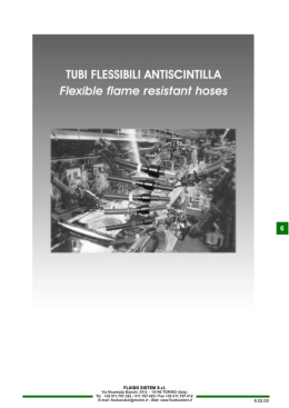 tubi flessibili antiscintilla