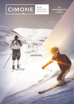 Scarica il magazine del Cimone