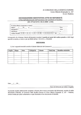 AI CONSORZIO DELLA BONIFICA BURANA Corso Vittorio