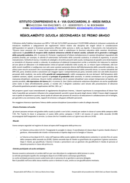 istituto comprensivo n. 4 - via guicciardini, 8 - 40026 imola - IC4