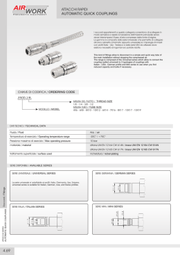 SERIE E500 ATTACCHI RAPIDI