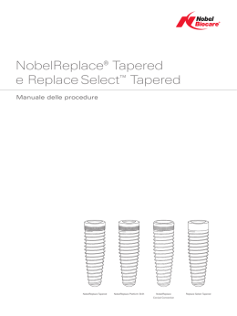 Manuale - Nobel Biocare FAD