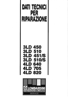 manuale motore 510 GRUPPO 3 E 4
