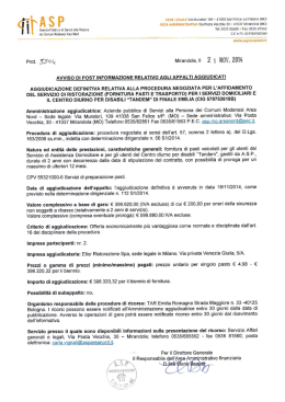 ` ssoe AMMINISTRATIVA Via Posta Vecchia 30