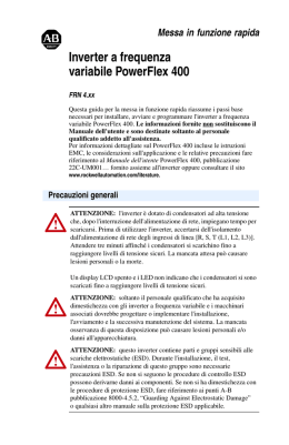 Inverter a frequenza variabile PowerFlex 400 ! ! !