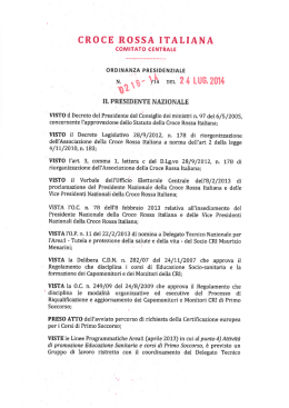 rﬂ\e,> ila Da 24 LUG. 2014 - Comitato Provinciale COSENZA