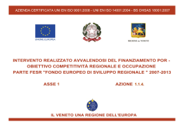 AZIENDA CERTIFICATA UNI EN ISO 9001:2008