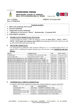 circolare n. 12 - Ordine dei Farmacisti della Provincia di Torino