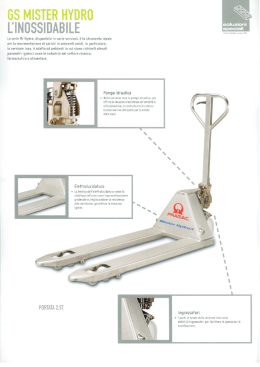 Scheda tecnica mister hydro