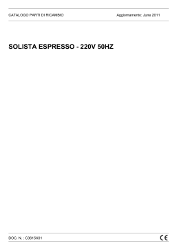 SOLISTA ESPRESSO - 220V 50HZ