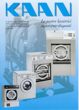 Le lavacentrifughe industriali ad alta velocitа di oentriiugazione e a