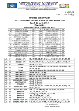 INCONTRO SCUOLA FAMIGLIA