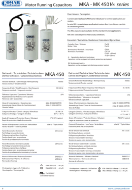 MKA 450 - Comar Condensatori