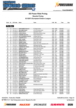 XS Power Ride Prolog - MTB