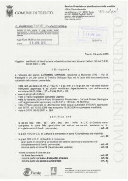 Allegato C: CDU
