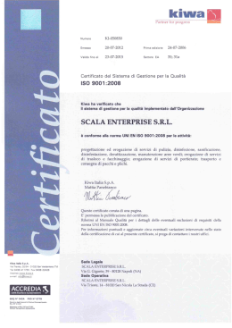 Klvn Iulla SnA Via Treviso, 32/34 - 31020 San Vendemiano (TV) Tel