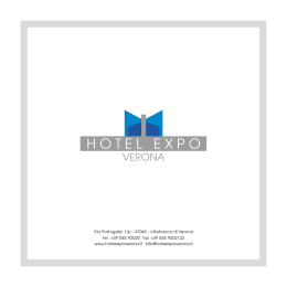 Via Portogallo 1/p - 37069 - Villafranca di Verona tel. +39 045 92020