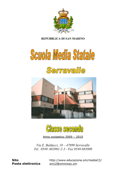 Via E. Balducci, 18 &ndash; 47899 Serravalle Tel. 0549&ndash;883901-2-3