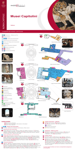 Mappa livelli Musei Capitolini