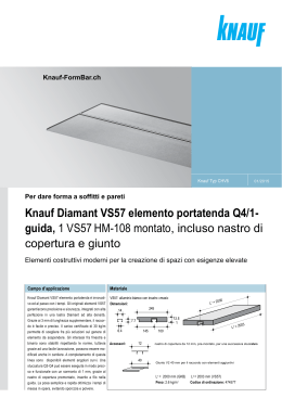 Knauf Diamant VS57 elemento portatenda Q4/1