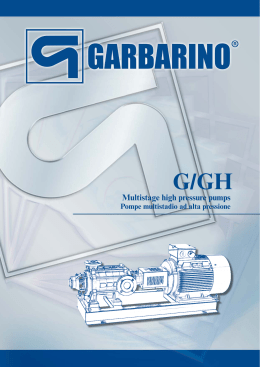 Brochure - Pompe Garbarino SpA