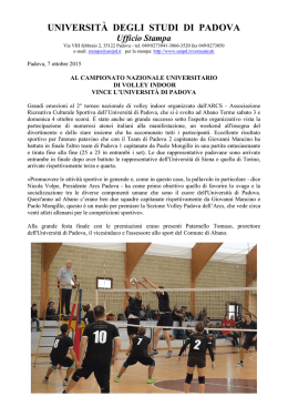 Scarica PDF - Universit&agrave; degli Studi di Padova