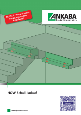 HQW Schall-Isolauf - JORDAHL H-BAU