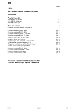 Indice Macchine completi e volume di fornitura Accessorio - m-tec